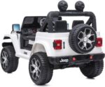 Jeep Wrangler Rubicon 12V laste elektriauto, valge - Pilt 3