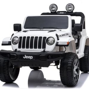 Jeep Wrangler Rubicon 12V laste elektriauto, valge