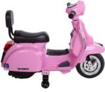 Vespa PX150 6V MINI laste elektrimopeed, roosa - Pilt 2