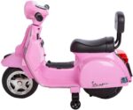 Vespa PX150 6V MINI laste elektrimopeed, roosa - Pilt 4