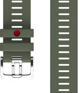 Polar silikoonkäevõru 22 mm, roheline, M/L