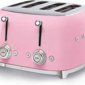 Smeg TSF03PKEU -neljän leivän leivänpaahdin, pinkki