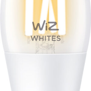 WiZ nutikas pirn, E14, läbipaistev klaas, reguleeritav valge - valged valgusvarjud, Wi-Fi, 2700-6500 K, 470 lm