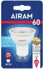 Airam LED PAR16, 4000K, 425 lm, GU10-kanta - Pilt 2