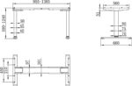 Elfen Ergodesk Basic II elektriline lauaraam, valge - Pilt 3