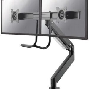 Neomounts NM-D775DX - monitorivars kahele ekraanile, must