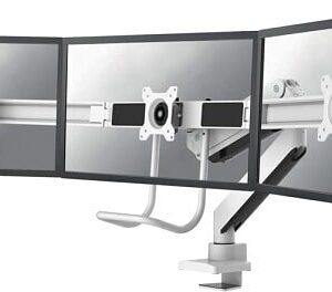 Neomounts NM-D775DX3 - monitorivars kolmele ekraanile, valge