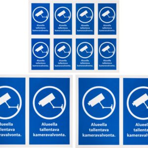 Tarmo, kaameravalve aknakleebised, 3 lehte