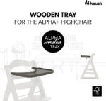 Hauck Alpha Wooden Tray söögitooli alus, süsi - Pilt 2