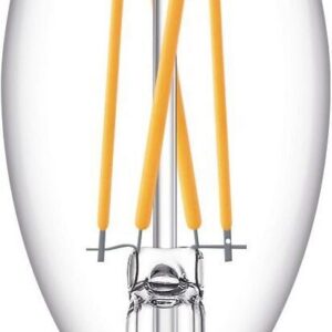 Philipsi soe kuma LED-küünal, E14, 2200-2700 K, 340 lm, hämardatav, läbipaistev