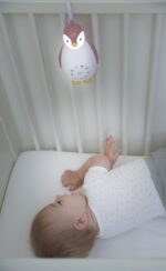Zazu Zoe kõlariga öölamp, pingviin, hall - Pilt 4