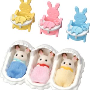 Sylvanian Families - šokolaadist jänkukolmikud