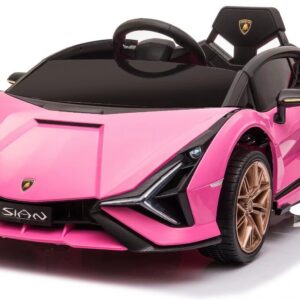 Lamborghini Sian 12V laste elektriauto, roosa
