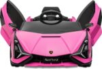 Lamborghini Sian 12V laste elektriauto, roosa - Pilt 2