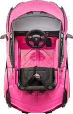 Lamborghini Sian 12V laste elektriauto, roosa - Pilt 3