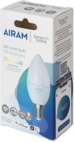 Airam SmartHome küünallamp, E14, opaal, 470 lm, reguleeritav valge, WiFi - Pilt 2