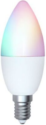 Airam SmartHome küünallamp, E14, opaal, 470 lm, RGBW, WiFi