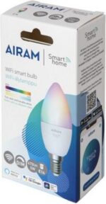 Airam SmartHome küünallamp, E14, opaal, 470 lm, RGBW, WiFi - Pilt 2