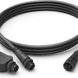 Philips HUE Outdoor pikenduskaabel, 2,5 m ja T-pistik, must