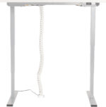 Elfen Ergodesk Snake kaablimadu, 140 cm, valge - Pilt 2
