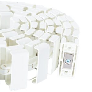 Elfen Ergodesk Snake kaablimadu, 140 cm, valge