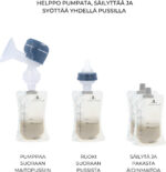 Lola&Lykke rinnapiima hoiukotid, 10 tk + adapter - Pilt 2