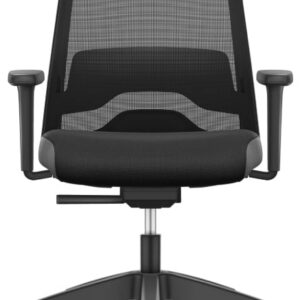 Interstuhl EVERYis1 kontoritool, võrgust seljatugi, must/hall