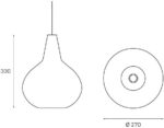 Innolux Bulbo -riippuvalaisin, valkoinen, E27 - Pilt 5