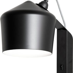 Innolux Pasila seinavalgusti, fikseeritud lüliti, must, E27