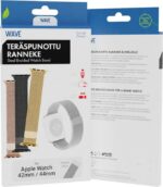 Wave terasest punutud rihm, Apple Watch 42 / 44 / 45 / 46 / 49 mm, hõbedane