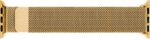 Wave teräspunottu ranneke, Apple Watch 42 / 44 / 45 / 46 / 49 mm, kulta - Pilt 2