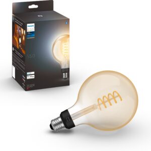 Philips Hue hõõgniidiga nutikas pirn, valge atmosfääriga hõõgniidiga kera, E27, 12,5 cm