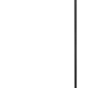 Trio Tommy põrandalamp, 1-osaline, E14, matt must/kuldne