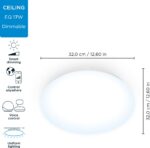 WiZ Adria -kattovalaisin, round, 17W, 4000K, WiFi, himmennettävä - Pilt 5