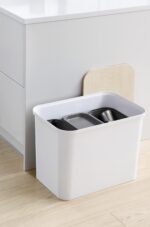 SmartStore'i sorteerimiskomplekt vineerist kaanega, 76 l, valge - Pilt 3