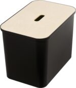 SmartStore Collect sorteerimiskomplekt vineerist kaanega, 76 L, must - Pilt 2