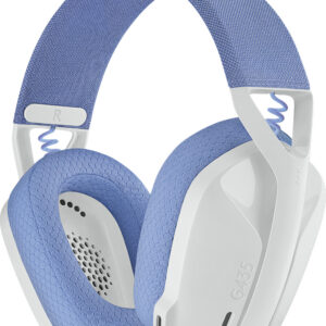 Logitech G435 Lightspeed juhtmevabad mängukõrvaklapid, valge