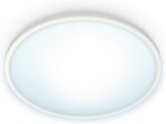 WiZ SuperSlim laelamp, ümmargune, valge, 14 W, reguleeritav valge, Wi-Fi - Pilt 3