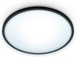 WiZ SuperSlim laelamp, ümmargune, must, 16 W, reguleeritav valge, Wi-Fi - Pilt 3