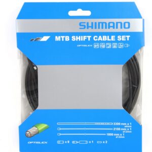 Shimano Optislick MTB -vaihdevaijerisetti, musta