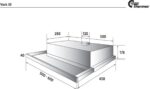 Thermex York III Standard pliidikubu, must, 60 cm - Pilt 2