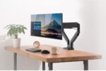 InLine topeltmonitorivars kahe monitori jaoks, gaasvedruga, USB 3.0, must - Pilt 2