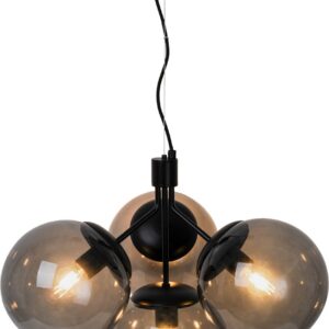 Nordlux Ivona rippvalgusti, 4-osaline, E27, must