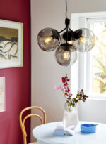 Nordlux Ivona rippvalgusti, 4-osaline, E27, must - Pilt 4