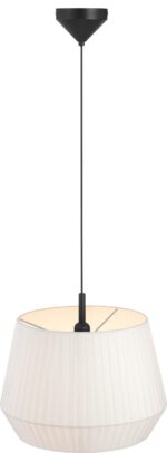 Nordlux Dicte 40 rippvalgusti, E27, valge - Pilt 4