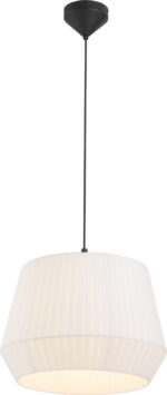 Nordlux Dicte 40 rippvalgusti, E27, valge
