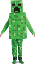 Minecraft Creeperi uhke kostüüm, 7-8 aastat, 127-136 cm
