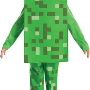 Minecraft Creeperi uhke kostüüm, 7-8 aastat, 127-136 cm