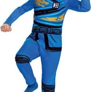 LEGO NINJAGO Jay uhke kostüüm, 7-8 aastat, 127-136 cm