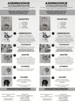 Steely Design tulede kinnitusadapter, 130 mm, valge - Pilt 3